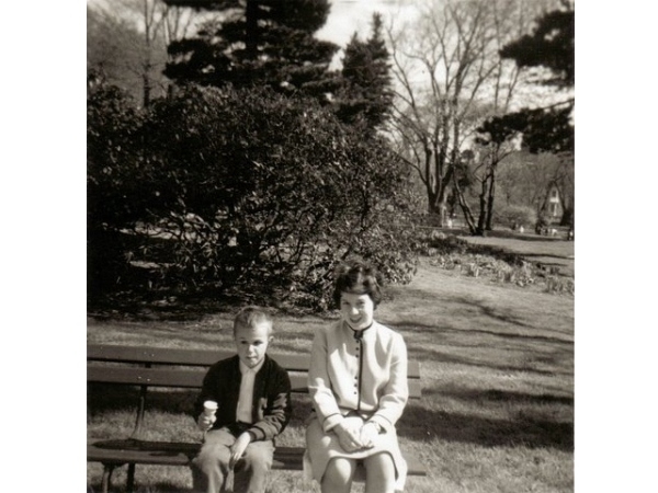 Alt: 1963 with Aunt Mary Tilley at the Public Gardens in Halifax